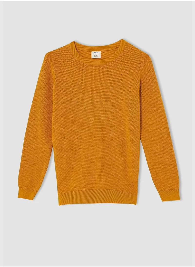 DeFacto Slim Fit Crew Neck Jumper