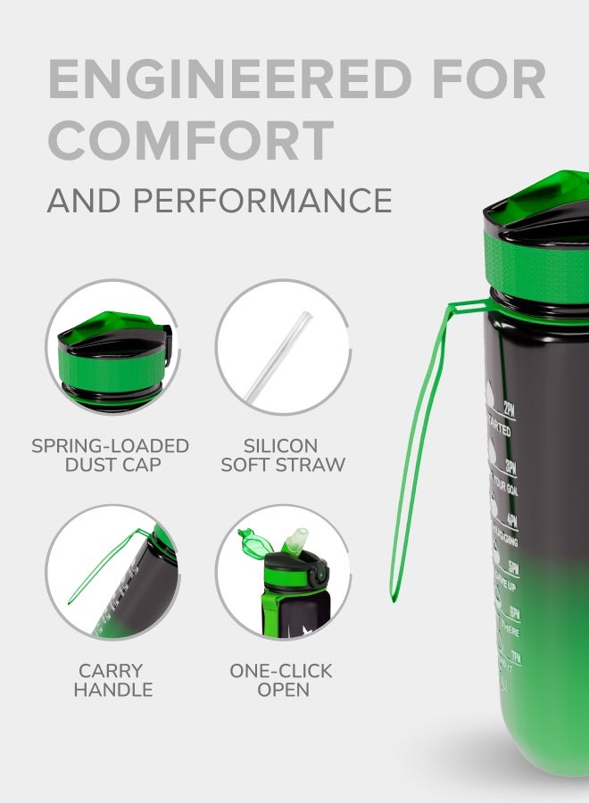 SHARMAX 1000ml Water Bottle – Leakproof & BPA-Free, Large Reusable Sports Bottle with Secure Lid, Ideal for Gym, Office, Hiking & Outdoor Use - Image 4