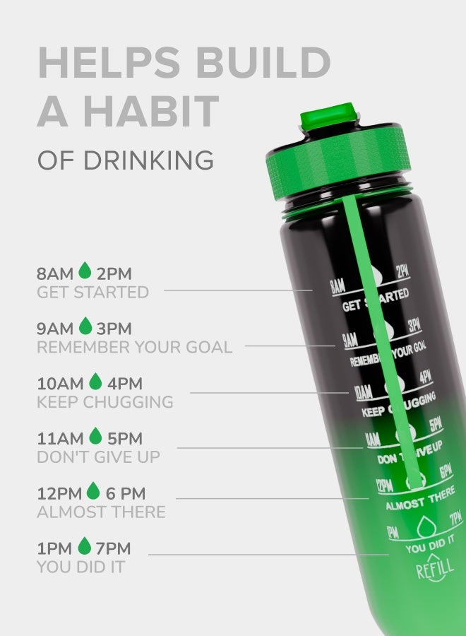 SHARMAX 1000ml Water Bottle – Leakproof & BPA-Free, Large Reusable Sports Bottle with Secure Lid, Ideal for Gym, Office, Hiking & Outdoor Use - Image 3