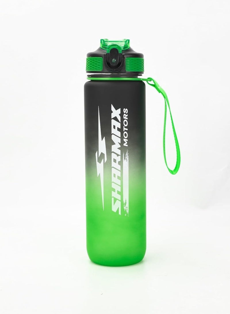 SHARMAX 1000ml Water Bottle – Leakproof & BPA-Free, Large Reusable Sports Bottle with Secure Lid, Ideal for Gym, Office, Hiking & Outdoor Use - Image 1