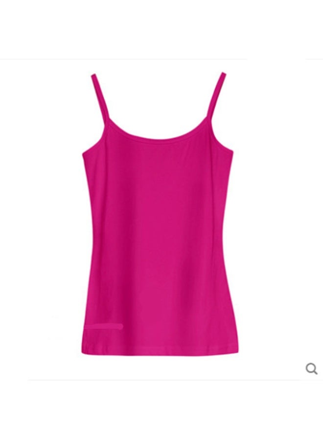 تاي شيرت بكتف عريض نسائي بلون موحد، تصميم ضيق يظهر الجسم، قطعة ملابس متعددة الاستخدامات.