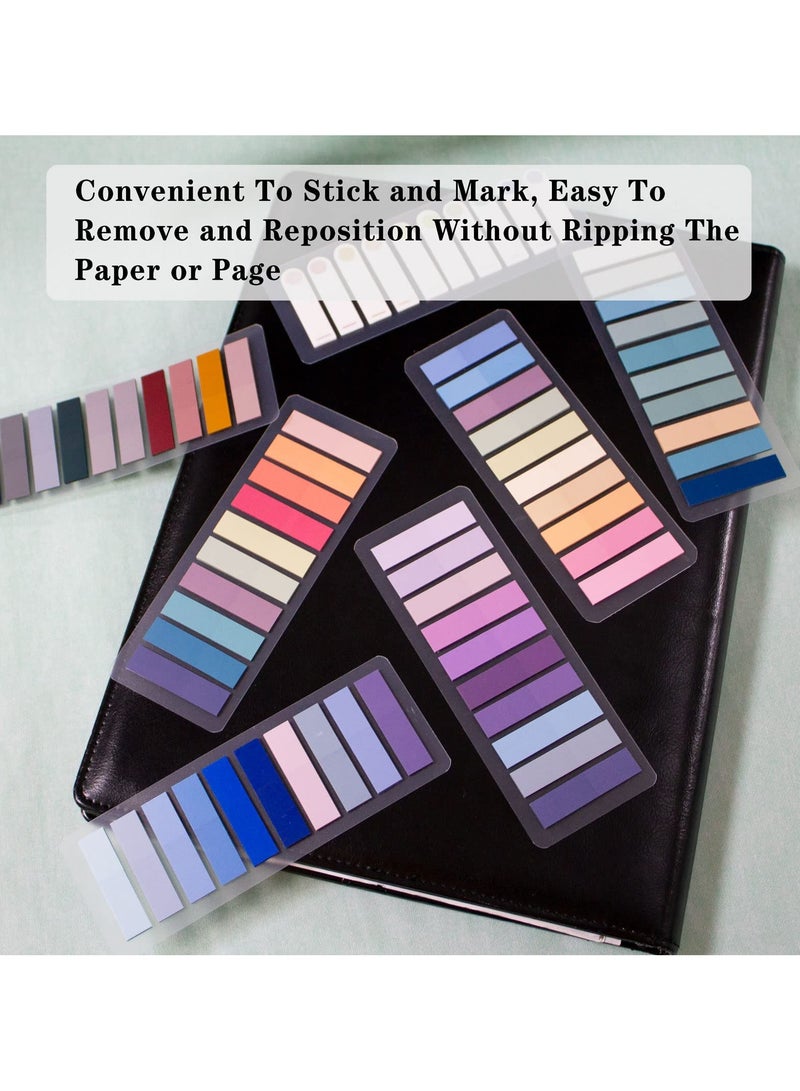 1200 Pcs  Markers,Morandi Sticky Note Tabs Colored Writable And Repositionable Book Flags Tabs Strip Index Tabs, Tabs - Image 5