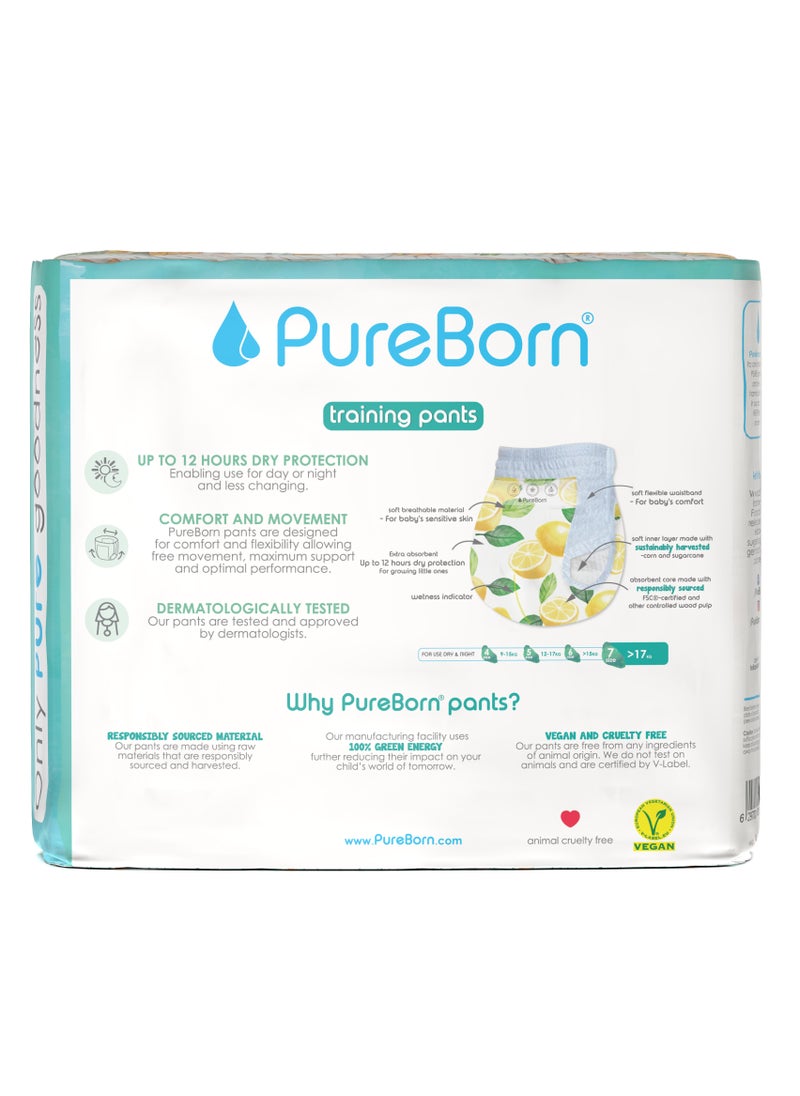 PureBorn - حفاظات بولو مزدوجة الحجم 7 - 28 قطعة - Image 1