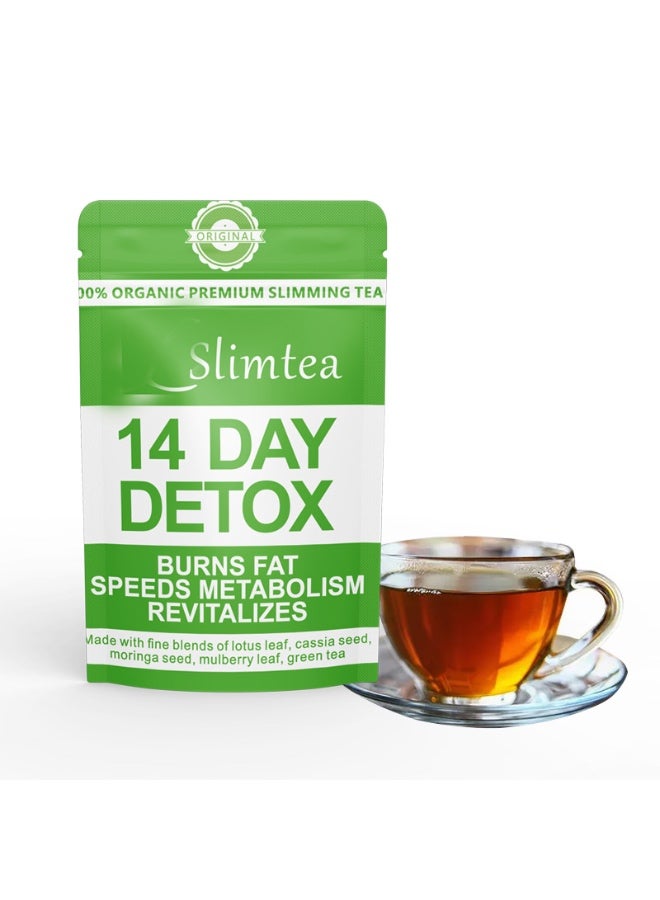 Original Detox Tummy Tea Bags, Weight Loss Slimming Tea, Detox Tea Support Healthy Digestive and Metabolism,14 bags - Image 2