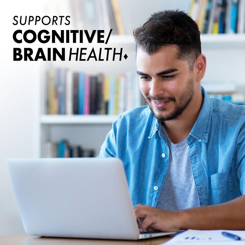 BlueBonnet Nutrition Omega3 Brain Formula Natural Wild Caught Triglyceride Form DHA 1000 mg EPA 210 mg Highly Concentrated Cognitive Health  Wellness Support Supplement GlutenFree Softgel YellowClear Lemon 120 Count - Image 3