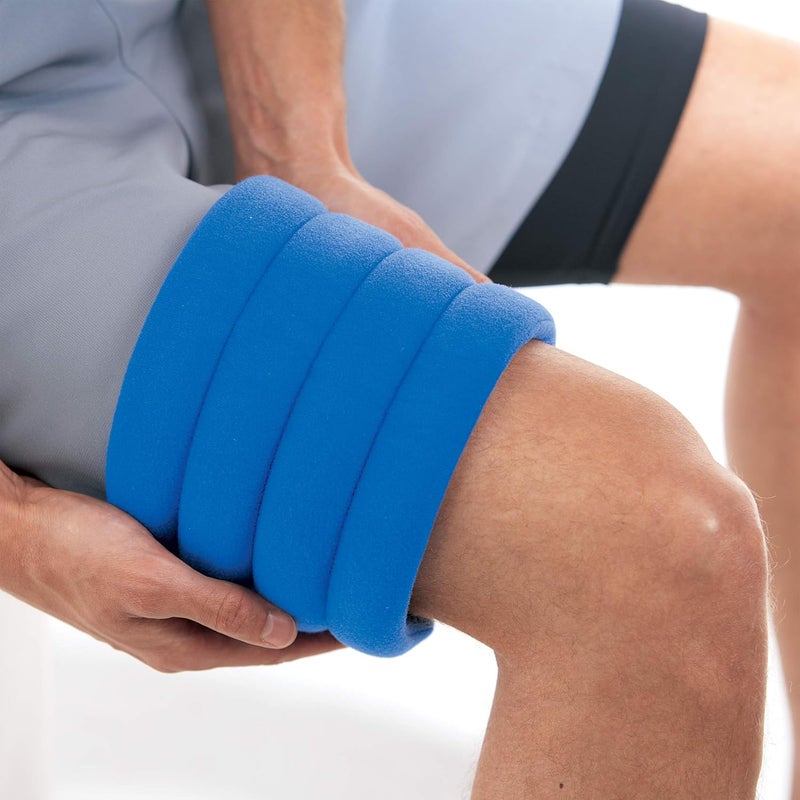 careX Bed Buddy Joint Wrap - Hot & Cold Therapy for Muscle and Joint Pain Relief - Large Heating Pad for Knee, Wrist, Elbow, Ankle, Arm or Leg, 2 Count - Image 4