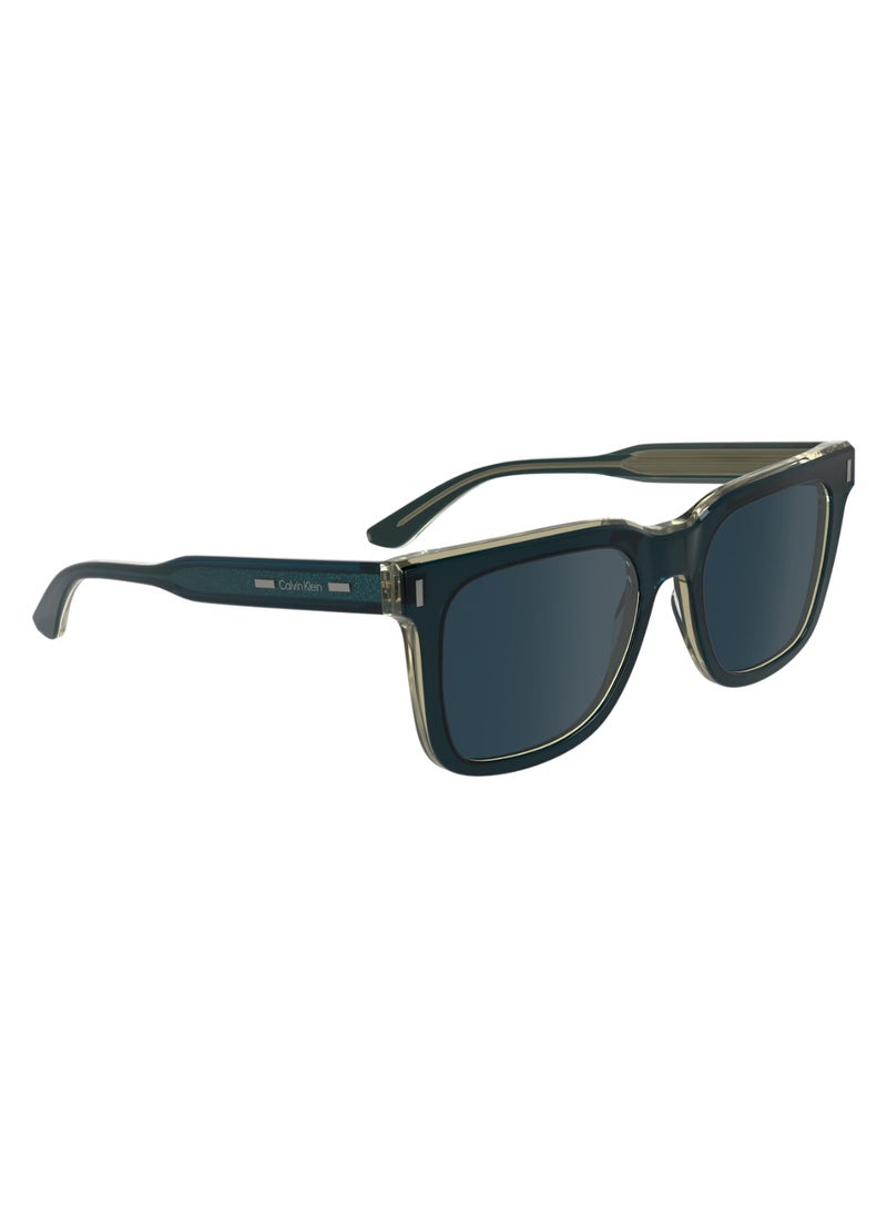 CALVIN KLEIN FULL RIM ACETATE ACETATE CALVIN KLEIN SUN CK24536S 5319 (434) PETROL/SMOKE  - Image 3