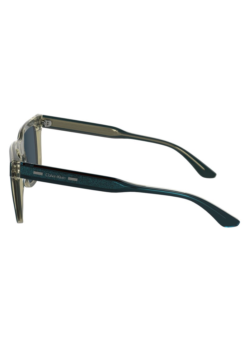 CALVIN KLEIN FULL RIM ACETATE ACETATE CALVIN KLEIN SUN CK24536S 5319 (434) PETROL/SMOKE  - Image 4