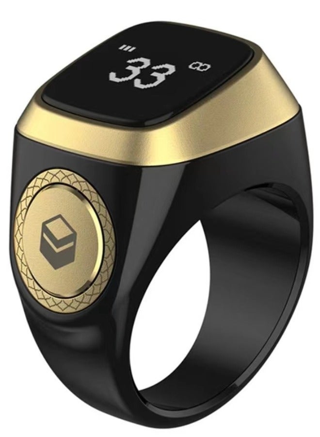 Zikr 1 Lite Smart Ring for Muslims Tally Tasbeeh Counter with Vibration Reminder 18mm - Image 1