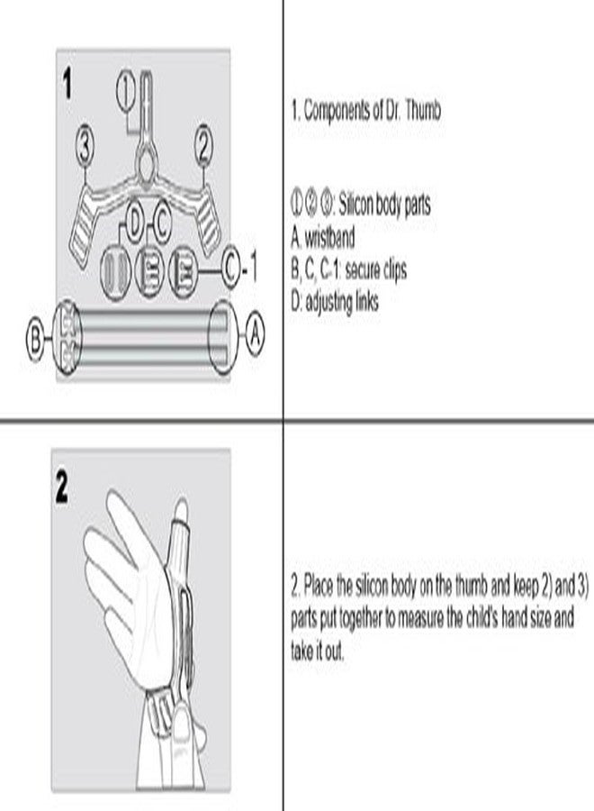 dr thumb حارس إيقاف مص الأصابع للأطفال من دكتور ثامب (صغير (12~36 شهرًا)) - Image 4