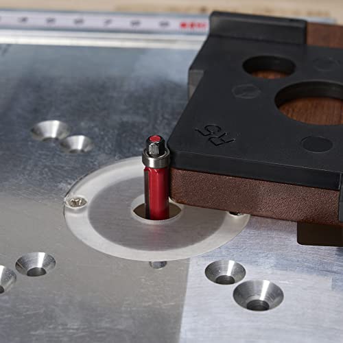 HERMIT TOOLS Pack of 4 Radius Jig Router Templates Corner Radius Routing Templates,Routing Rounded Corners Router Bit Templates for Woodworking Routing (8 Different Radius Set) - Image 4