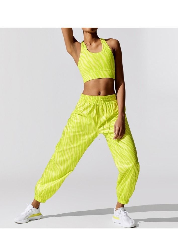 Dee trimmer Women's Active High Waist Leggings | Neon green yoga pants | Gym workout and fitness tights for women  - Image 2