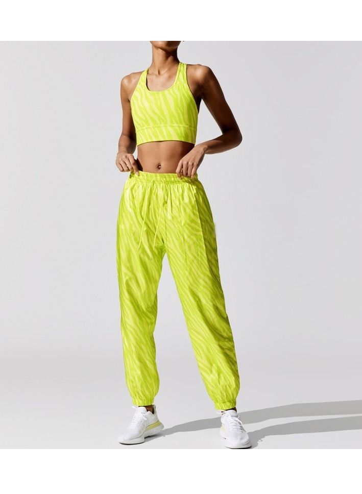 Dee trimmer Women's Active High Waist Leggings | Neon green yoga pants | Gym workout and fitness tights for women  - Image 3