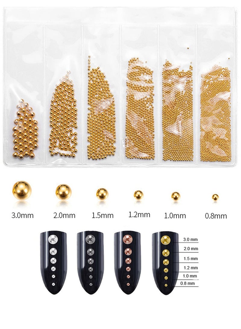 KASTWAVE 3D Nail Art Mini Nail Ball Ball Nail Nail Stud DIY Decorative Accessories - Image 3
