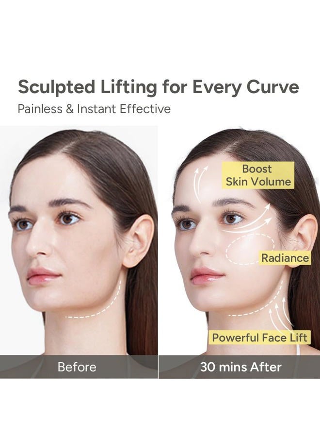 SUNGBOON EDITOR SUNBOON EDITOR Deep Collagen Retinol Tension Boost Up Mask | Retinol, Volufiline, Lifted Skin, Skin Firmness, Boosted Volume for Sagging skin, Double Chin Reducer, V Line Lifting Mask, 25g x 4ea - Image 2