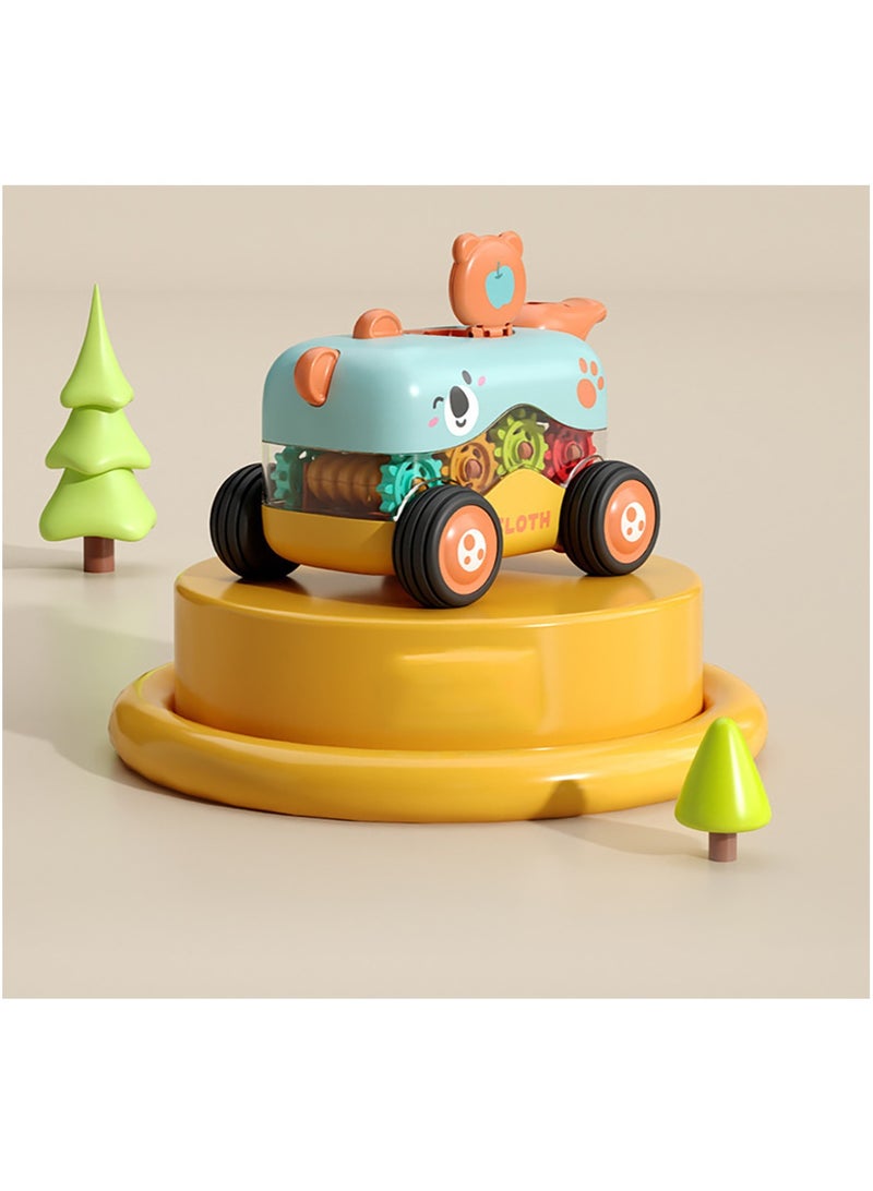 Toyland ألعاب مركبة هندسية متعددة الوظائف مع قطار سحب للخلف وسيارة لعبة مع صفارة للأطفال - Image 1