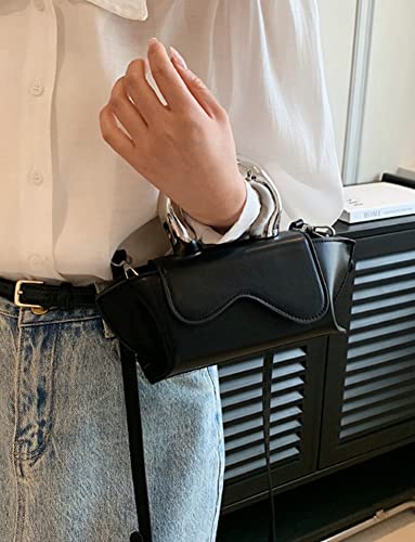 Jusavie Small Silver Bag Crossbody Bags Satchels Y2K Evening Bags Handbag for Women Hobo Bags Shoulder Bags Tote Bag for Women 2025 - Image 2