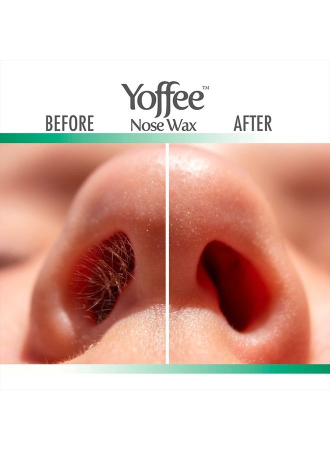 Yoffee Original Yoffee Nose Wax Kit Men & Women - Natural Bio-Beeswax & Aloe Vera Made Nose Waxing Kit for Men - Nose Hair Wax - Nostril Waxing kit - 10 Reusable Nose Wax Sticks - Easy, Quick & Painless - Image 4