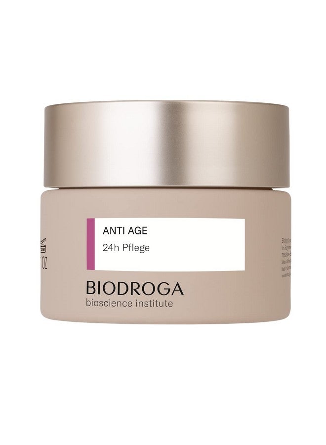 Biodroga Anti Aging 24h Face Cream 50ml - Firming Anti Wrinkle Face Care Day Cream Night Cream Vegan Bioscience Institute - Image 1