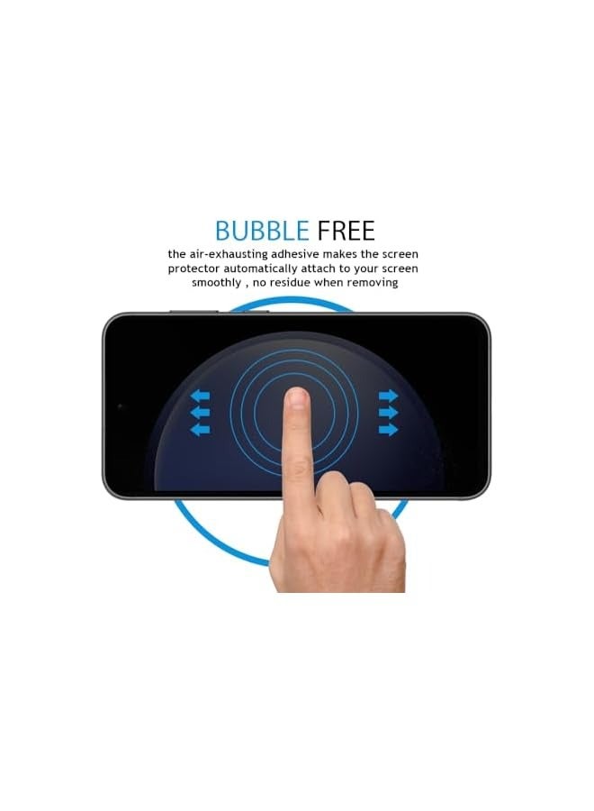 PROMASS Screen protector Compatible with Galaxy S23 FE, Privacy Tempered Glass,[Bubble Free][Anti-Glare][HD Full Coverage][Easy Installation][Scratch Resistant] FOR Galaxy S23 FE - Image 5