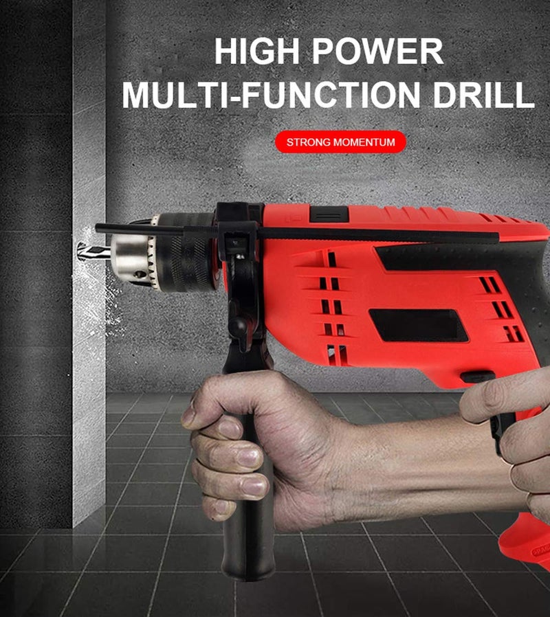 MLD 13mm Impact Drill Machine Reversible Hammer Driver Variable Speed Screwdriver Drill for Drilling and Screwdriver With 400 mm Drill Stand Multicolour - Image 3