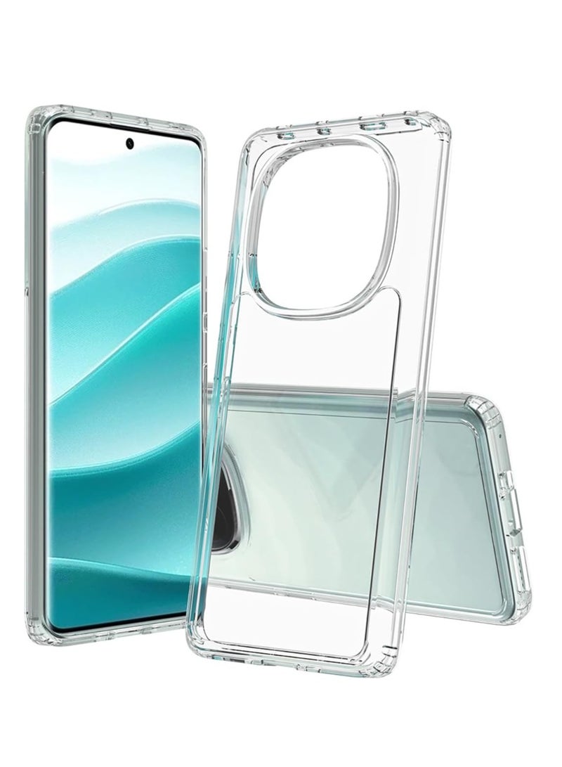 BORTONY Xiaomi Redmi Note 14 Pro Case Cover Polycarbonate Technology Anti-Yellowing Crystal Clear Case Protective Case Shockproof Bumper Cover For Xiaomi Redmi Note 14 Pro - Image 1