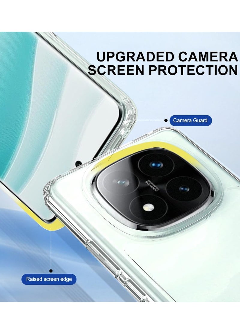 BORTONY Xiaomi Redmi Note 14 Pro Case Cover Polycarbonate Technology Anti-Yellowing Crystal Clear Case Protective Case Shockproof Bumper Cover For Xiaomi Redmi Note 14 Pro - Image 4