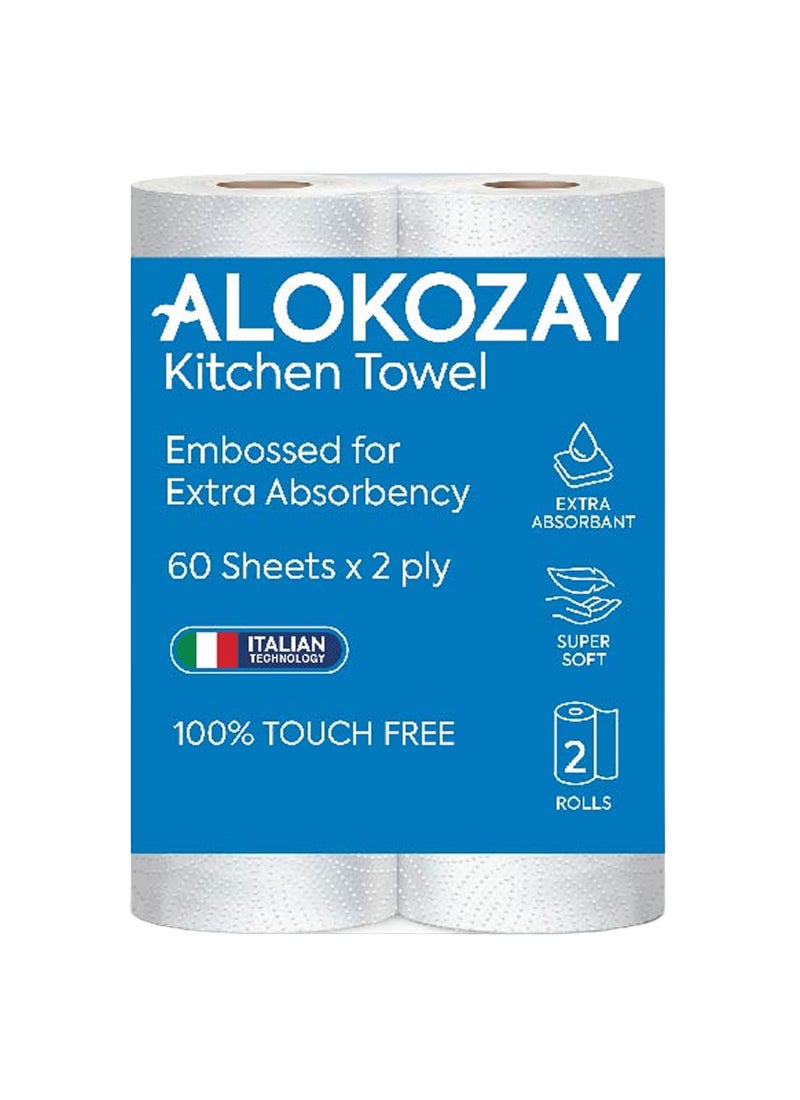 الكوزي Kitchen Towel  Extra Absorbent 60 Sheets 2 Ply - Image 1