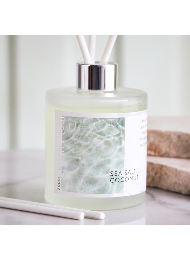 Home Box Premium Fragrance Sea Salt And Coconut Tea Reed Diffuser 200 Ml  - Image 2