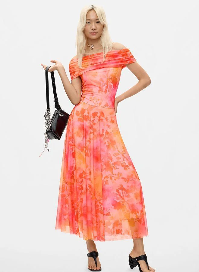 Long Mesh Dress