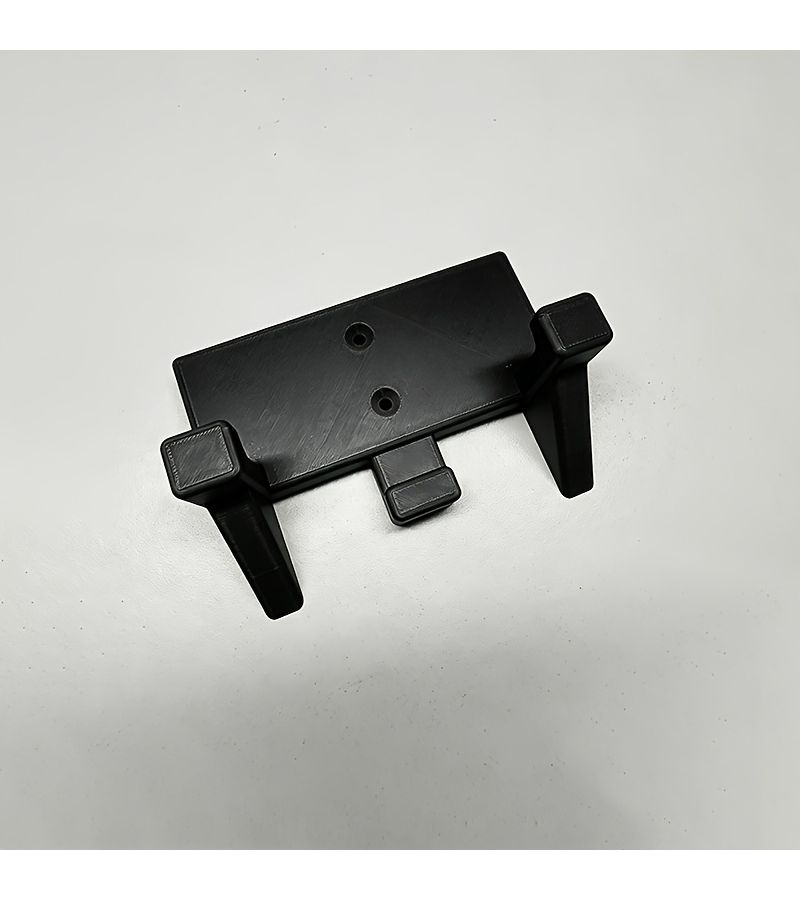 A Black 3D Printed Wall Mounted Bracket For Lawn Mowers And Hedge Trimmers Featuring A Sturdy Design And Durable ABS Material Suitable For Workshops Garages And DIY Enthusiasts - Image 4