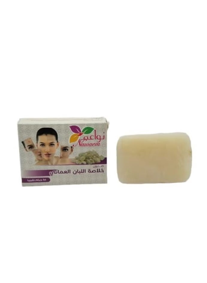 نواعم صابون خلاصة اللبان العماني 85 جرام