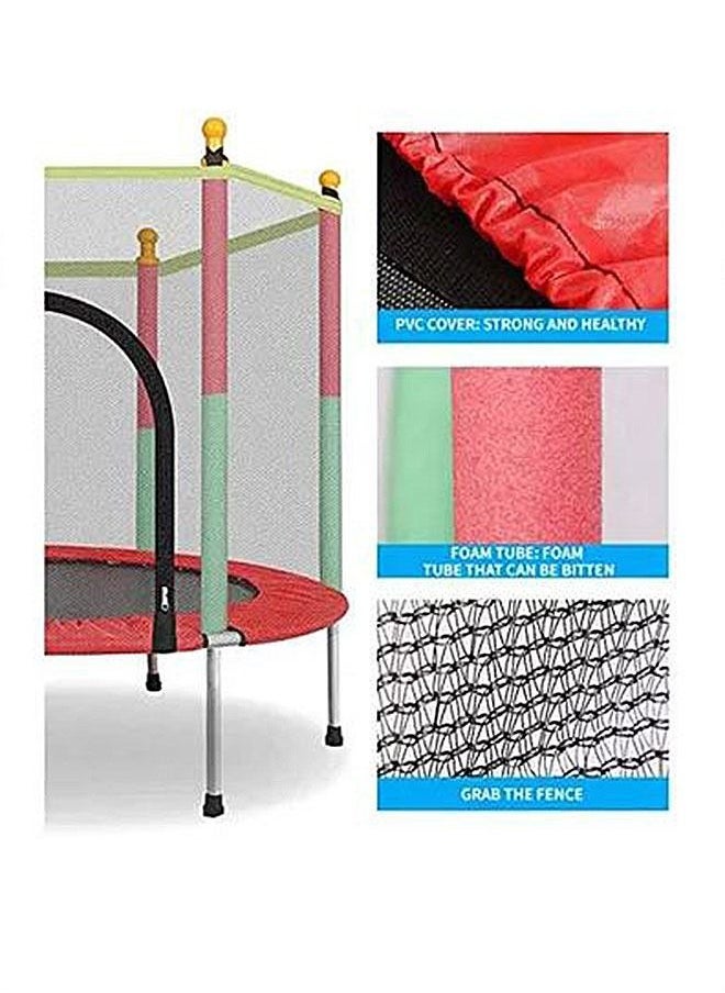 Arabest - 5.5 Feet Spring Pad Trampoline With Safety Net - Image 1