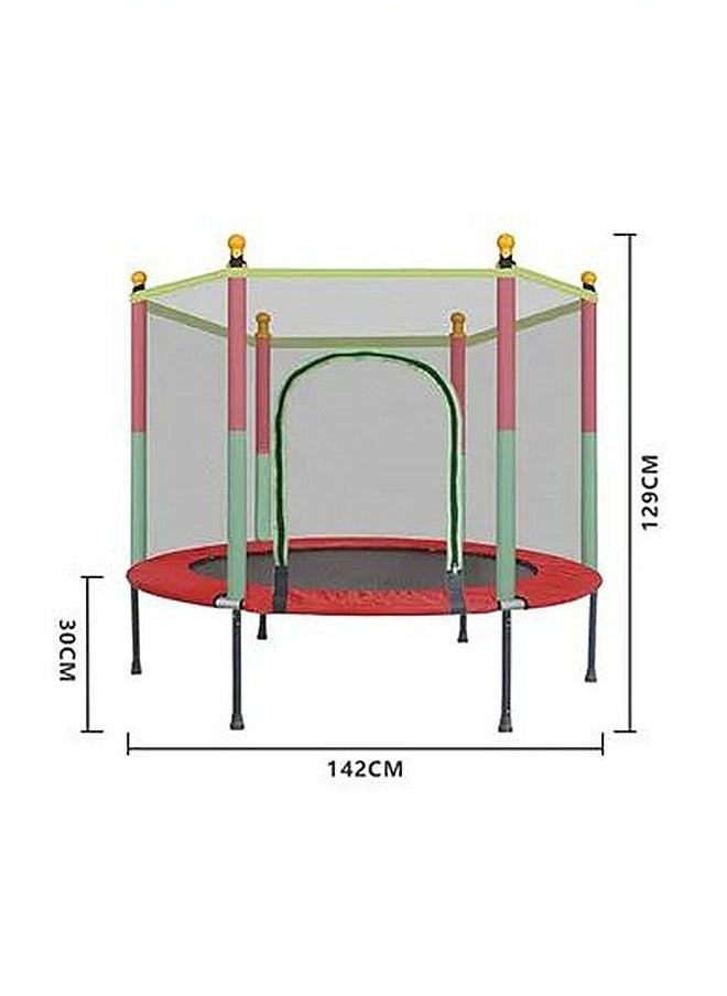 Arabest - 5.5 Feet Spring Pad Trampoline With Safety Net - Image 1