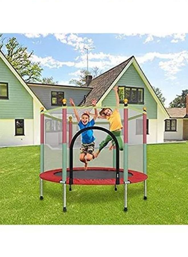 Arabest - 5.5 Feet Spring Pad Trampoline With Safety Net - Image 1