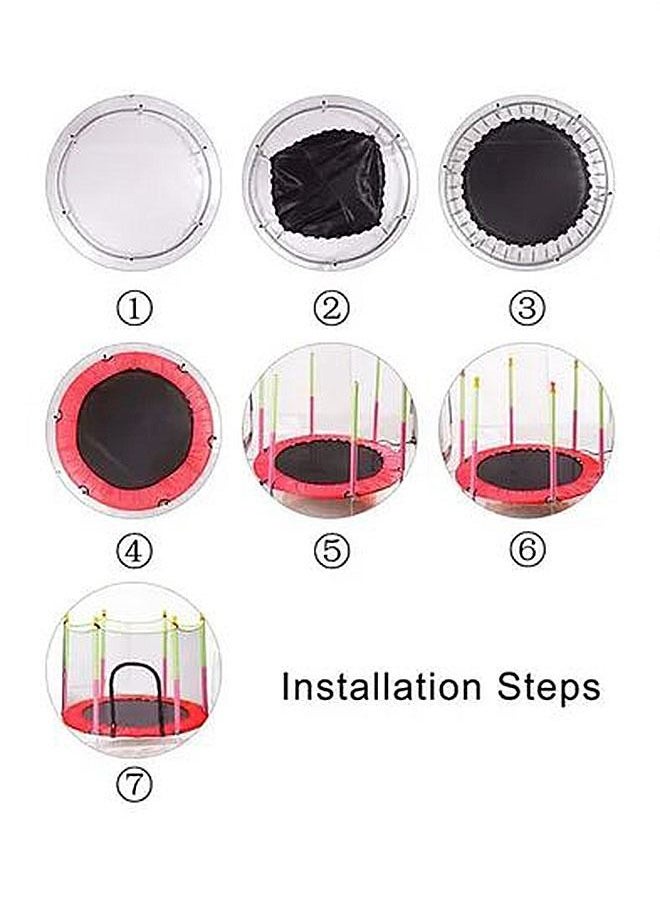 Arabest - 5.5 Feet Spring Pad Trampoline With Safety Net - Image 1