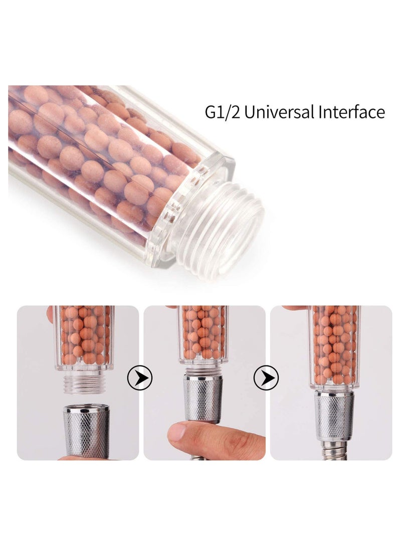 High Pressure Shower Head Filter for Hard Water with 3 Adjustable Spray Modes and Water Saving Design - Image 4