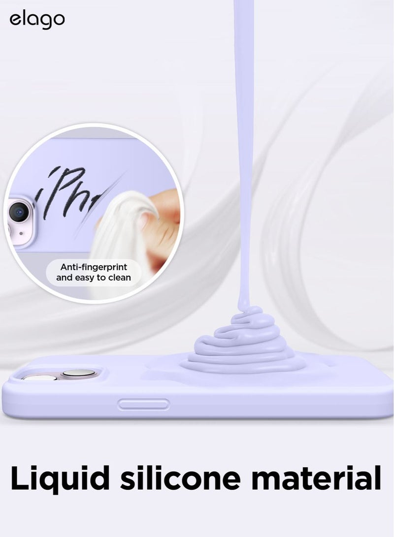 Elago Silicone Shockproof iPhone 14 Case Cover with MagSafe - Purple - Image 5