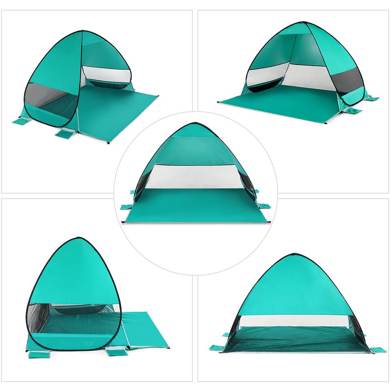 Automatic Pop Up Beach Tent Cabana Portable UPF 50+ Sun Shelter Camping Fishing Hiking Canopy - Image 5