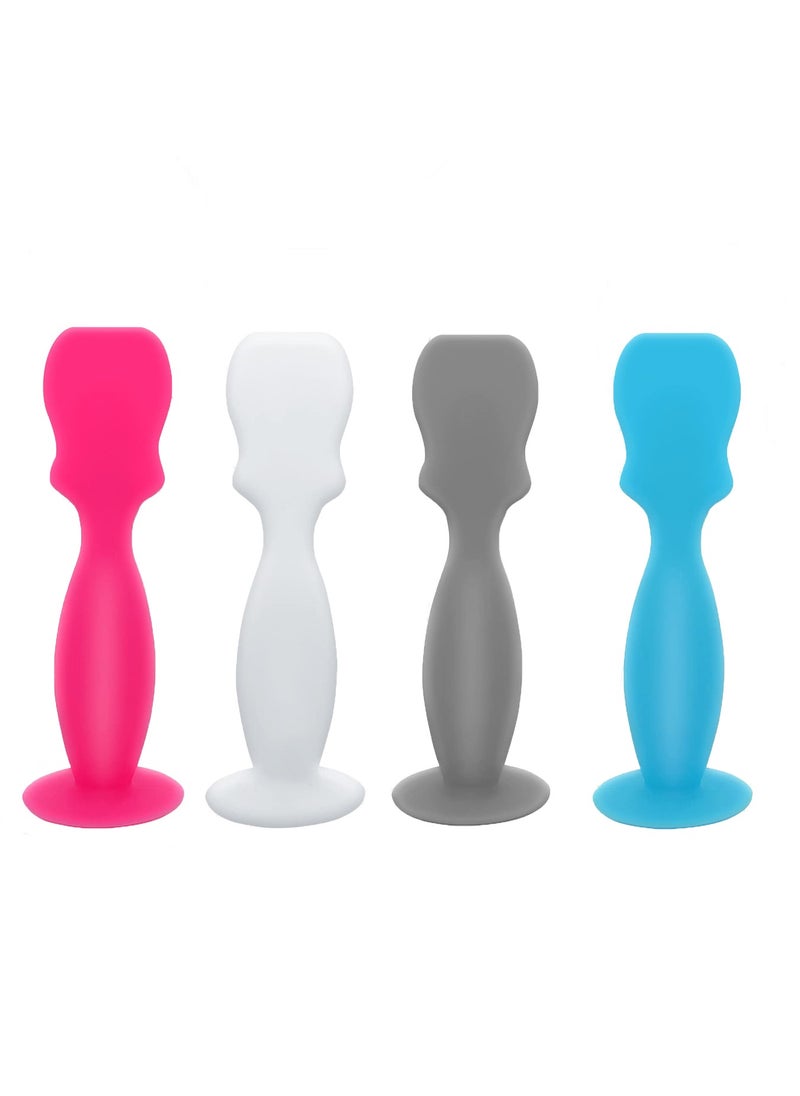 RATSAW 4 Pcs Baby Diaper Cream Spatula Applicator Mini Silicone Ointment Spatula for Kid Soft Squeegee for Dogs Rash Cream Brush for Baby Newborn  - Image 1