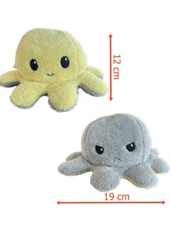 SOLE Plush Double-Sided Mood Octopus - Share Your Mood with the Outside World...  - Image 2