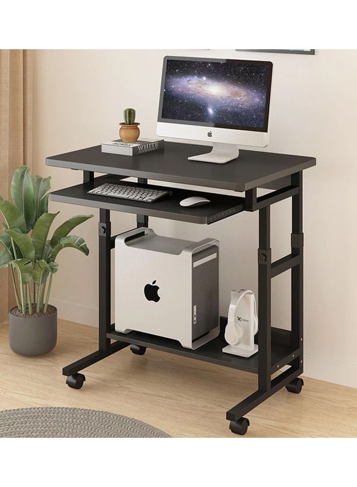 Generic Bedside Desk C-shaped Base Laptop Desk Home Office Lazy Bedside Table Mobile Laptop Table Sofa Side Laptop Notebook Desk Pc Stand Height Adjustable, Portable and Sturdy  - Image 2