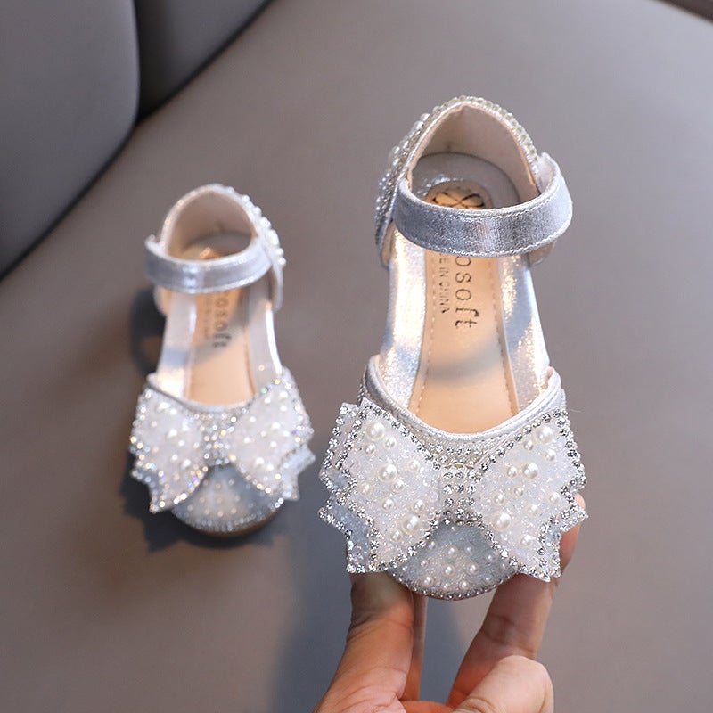 2025 Korean Style Girls Small, Medium And Large Children Princess Casual Shoes Performance Shoes Little Girls Children'S Leather Shoes - Image 3