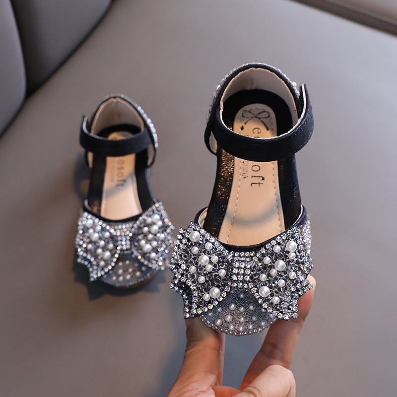 2025 Korean Style Girls Small, Medium And Large Children Princess Casual Shoes Performance Shoes Little Girls Children'S Leather Shoes - Image 5