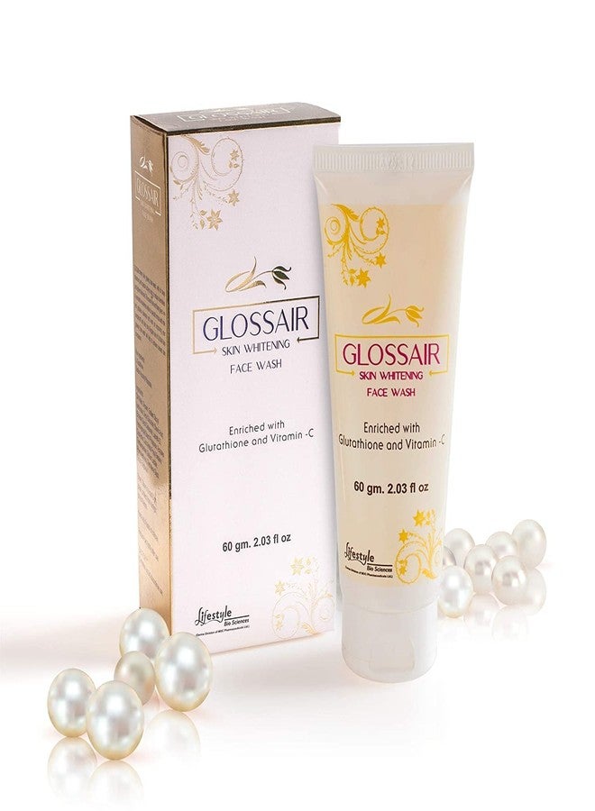 JBM ENTERPRISE glossair Face Wash for Skin Whitening with Vitamin C pack of 2 * 60gm - Image 1
