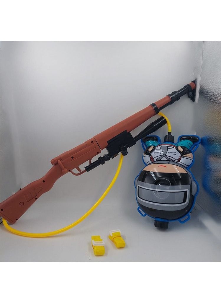 FUN MOMENT - A water gun with a container in a PUBG design with a special adjustable strap - Image 1
