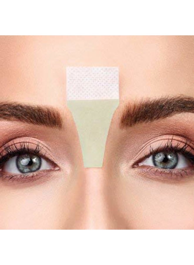 Andmetics VEGAN Andmetics Brow Wax Strips for Thicker & Fuller Brows - Eyebrows - Hair Removal with Aloe Vera, 8 STRIPS + 4 CALMING WIPES - Patented Strips  - Image 2