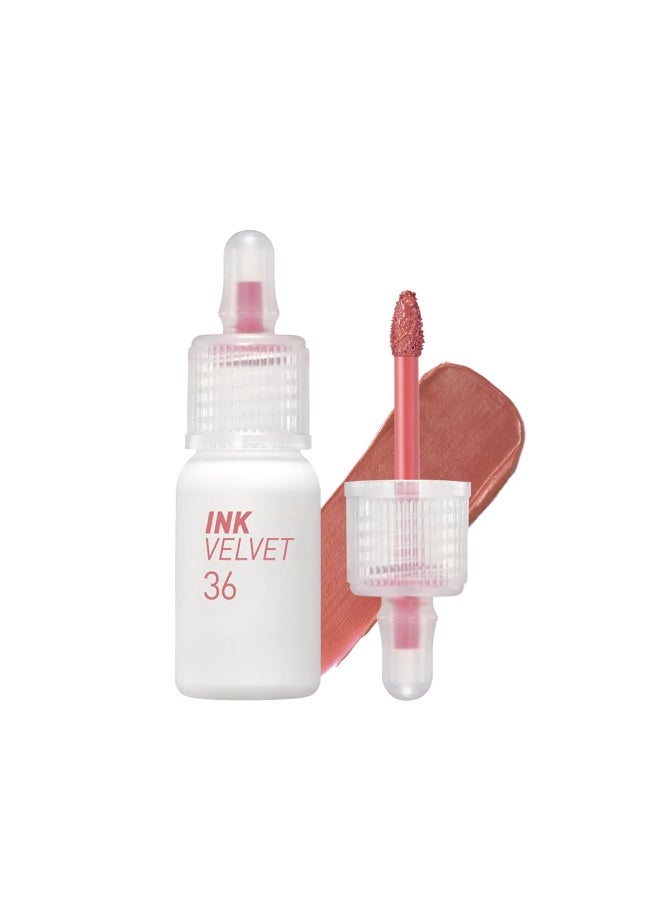 Peripera Peripera, Ink Velvet Lip Tint, Weather, 36 Active Coral, 0.14 oz (4 g)  - Image 4