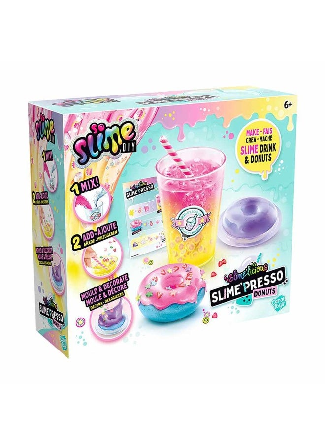 Canal Toys So Slime Diy Slimelicious Espresso Drink & Donuts  - Image 1
