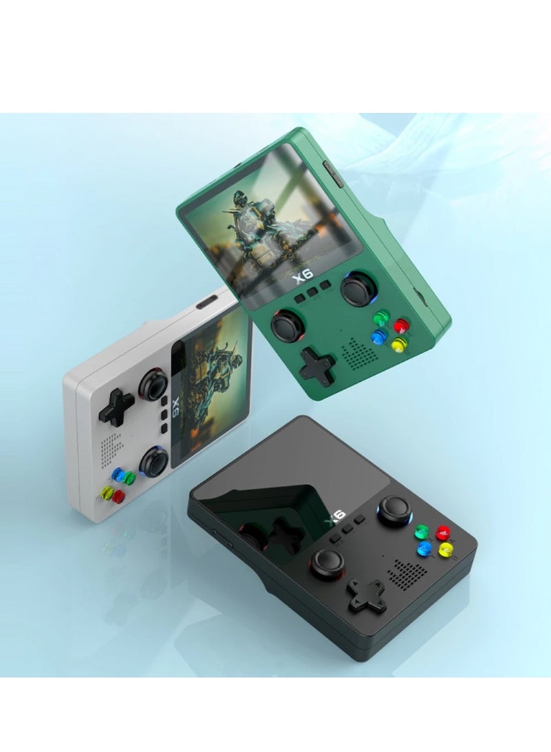 JAJEEK X6 Handheld Game Console – Retro Gaming with 32GB Storage, 10,000+ Classic Games, 3.5-inch IPS Screen, Multi-Platform Emulators, Portable & Fun for All Ages - Image 4